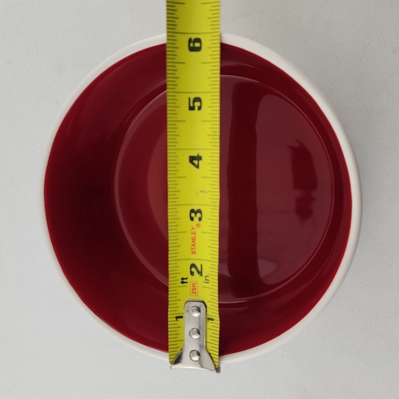 Rae Dunn Matching SANTA PAWS Marching Mug & Dog Bowl Set Large Letters White Red - Picture 14 of 15